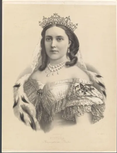 Portret van Victoria, keizerin van Duitsland