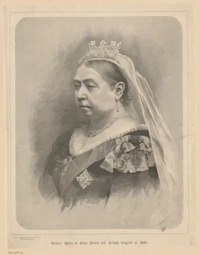 Portret van Victoria, koningin van Engeland