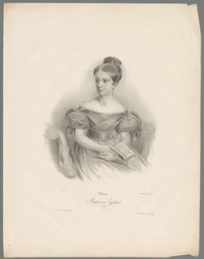Portret van Victoria (koningin van het Verenigd Koninkrijk en keizerin van India)