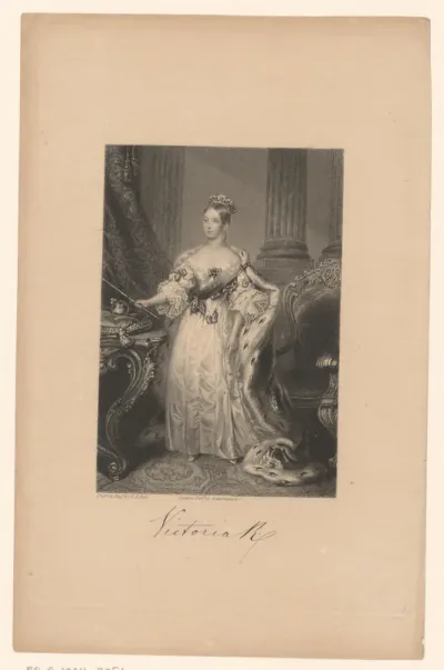 Portret van Victoria van het Verenigd Koninkrijk