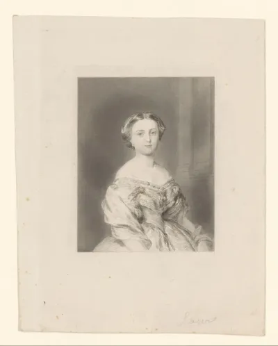 Portret van Victoria van Saksen-Coburg en Gotha, Duits keizerin