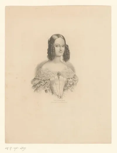 Portret van Victoria van Saksen-Coburg-Gotha-Koháry