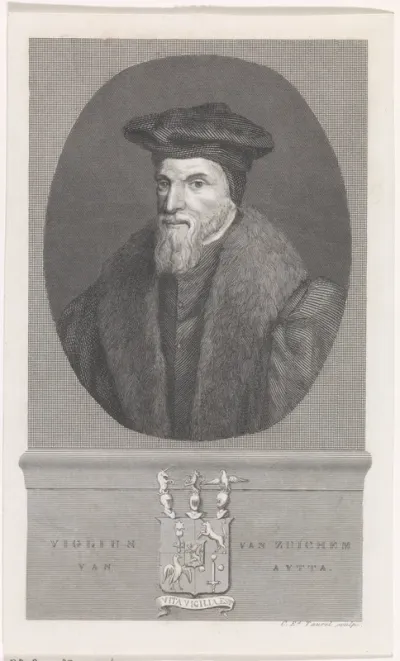 Portret van Viglius ab Aytta Zuichemus