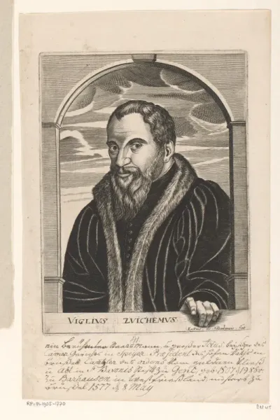 Portret van Viglius Zuichemus Ab Aytta