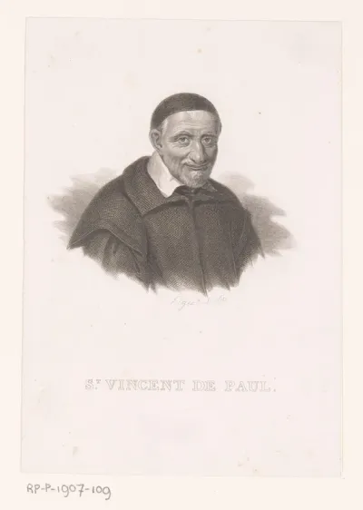 Portret van Vincent de Paul