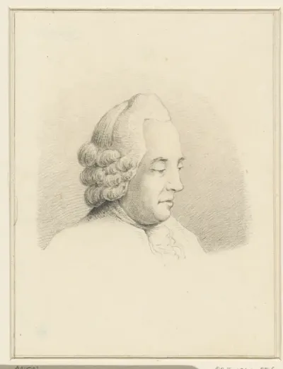 Portret van Vincent Jansz. van der Vinne