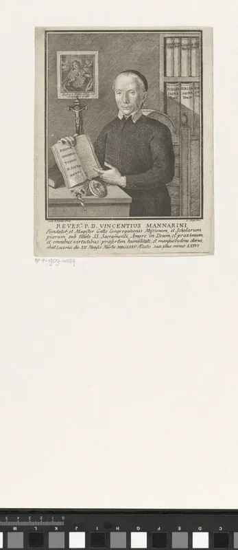 Portret van Vincentius Mannarini