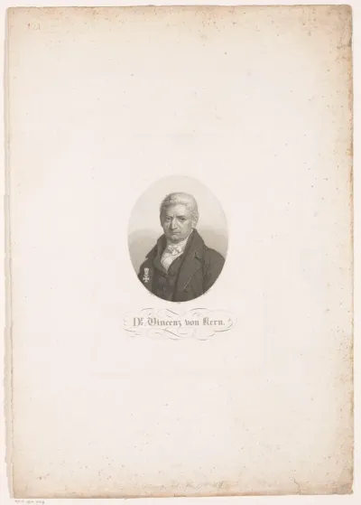 Portret van Vincenz, Ritter von Kern