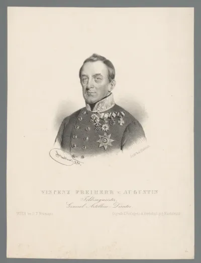 Portret van Vincenz von Augustin
