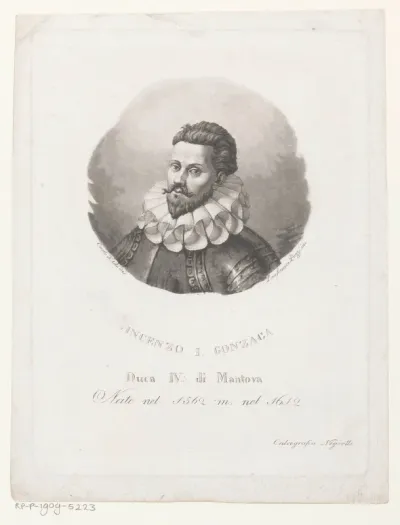 Portret van Vincenzo I. Gonzaga, hertog van Mantua en Montferrato