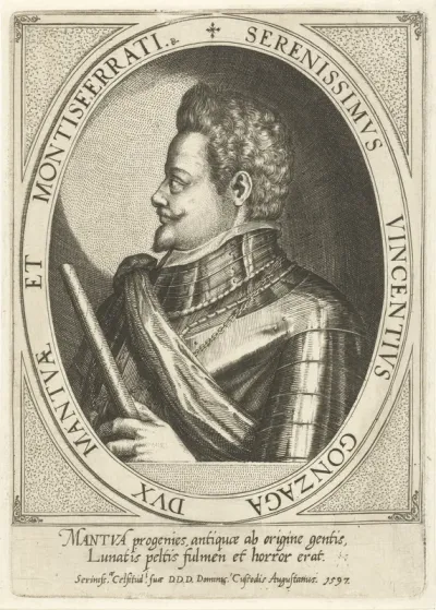 Portret van Vincenzo I Gonzaga, hertog van Mantua
