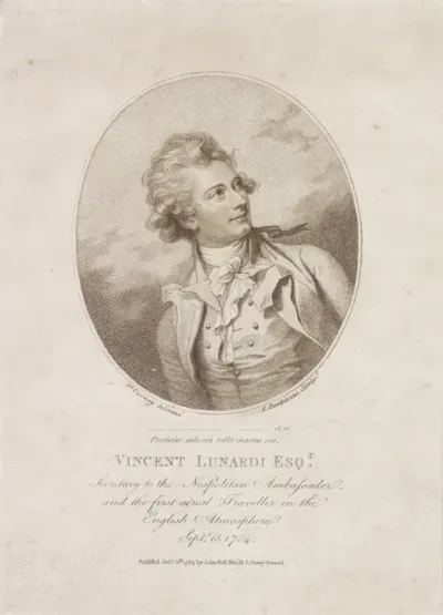 Portret van Vincenzo Lunardi