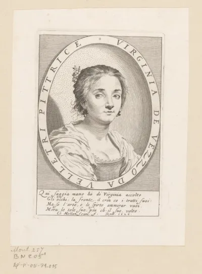 Portret van Virginia Vezzi