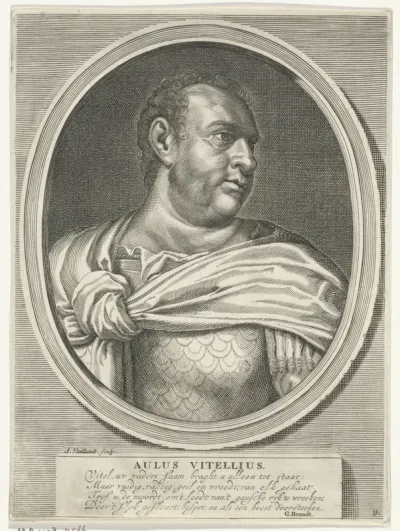 Portret van Vitellius, Romeins keizer
