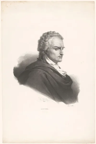 Portret van Vittorio Alfieri