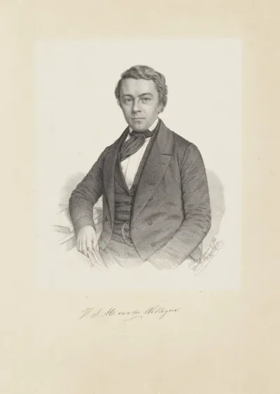 Portret van Volkert Simon Maarten van der Willigen