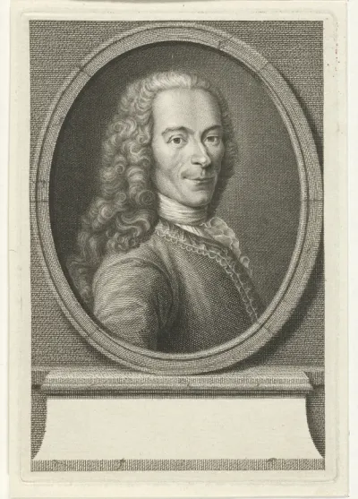 Portret van Voltaire