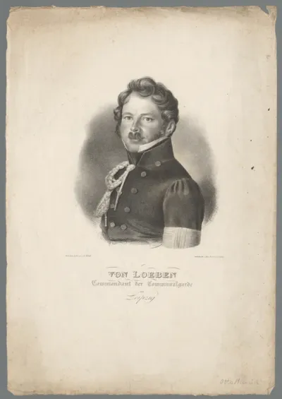 Portret van Von Loeben