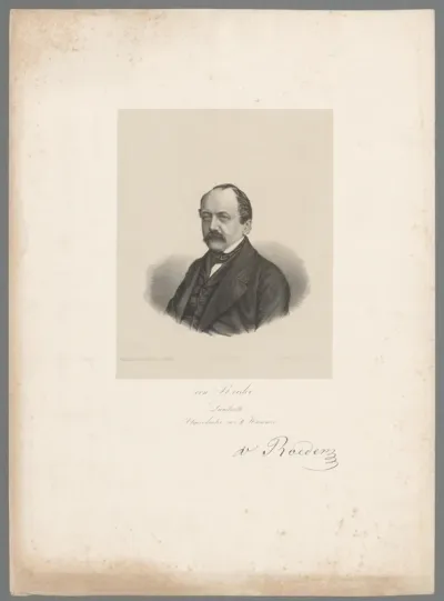 Portret van Von Roeder