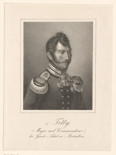 Portret van Von Tilly