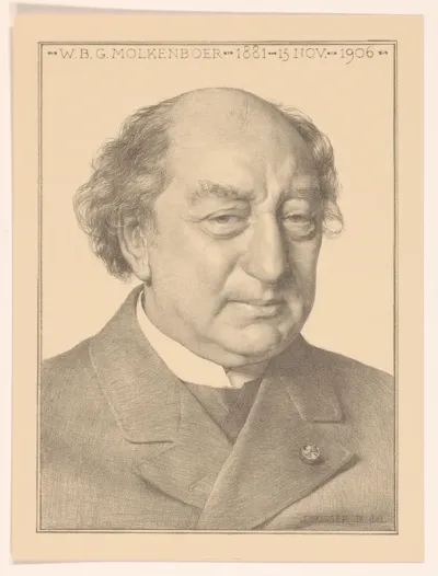 Portret van W.B.G. Molkenboer