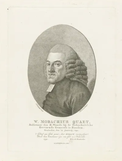 Portret van W. Mobachius Quaet