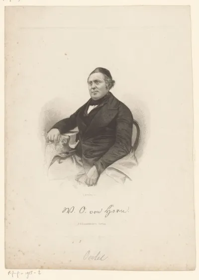 Portret van W.O. von Horn