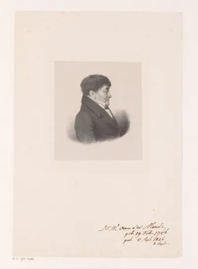 Portret van W. van der Monde