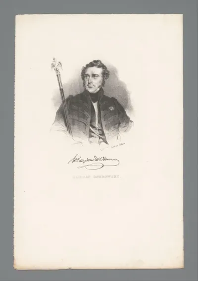 Portret van Władysław Ostrowski