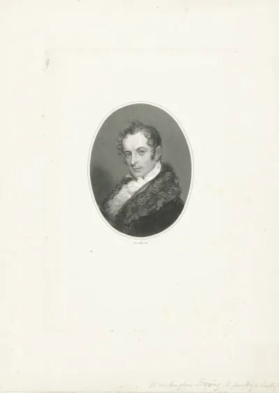 Portret van Washington Irving