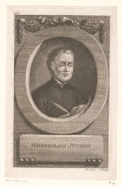 Portret van Wenceslaus Sturm