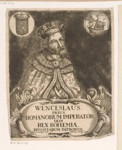 Portret van Wenceslaus van Bohemen