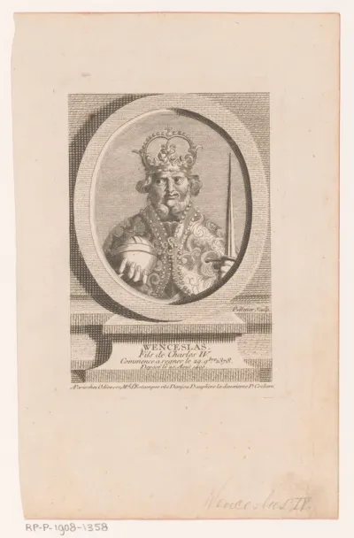 Portret van Wenceslaus