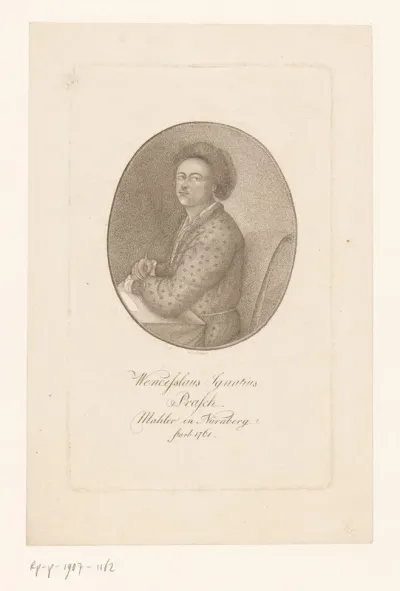 Portret van Wenzel Ignaz Prasch