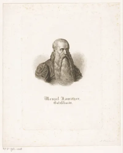 Portret van Wenzel Jamitzer