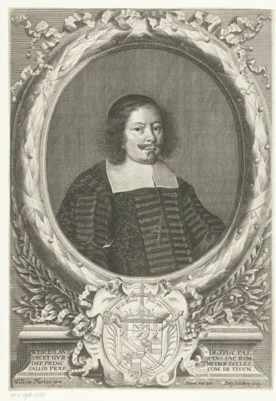 Portret van Wenzeslaus van Thun