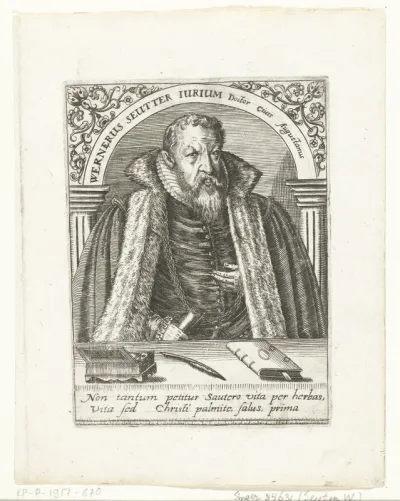 Portret van Werner Seuter