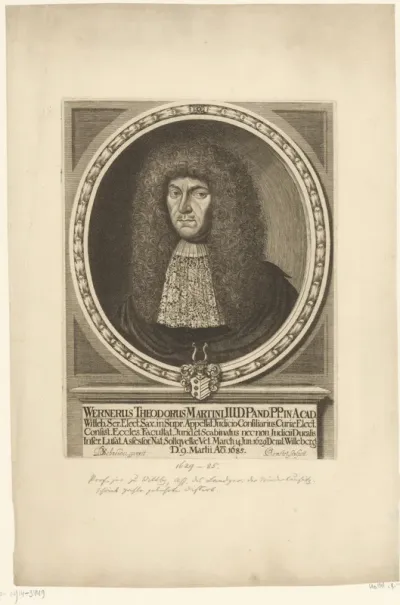 Portret van Werner Theodor Martini