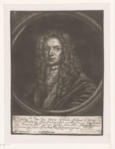 Portret van Werner Wilhelm Blaspiel