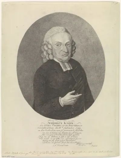 Portret van Wesselus Knock