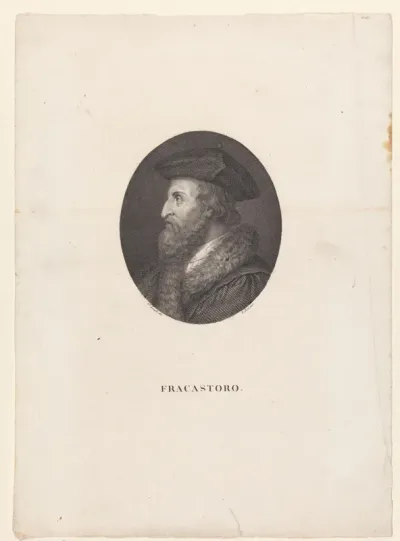Portret van wetenschapper Girolamo Fracastoro