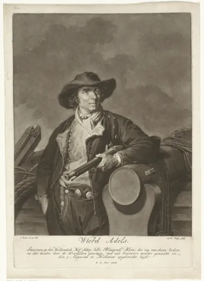 Portret van Wiert Adels