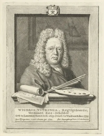 Portret van Wigerus Vitringa