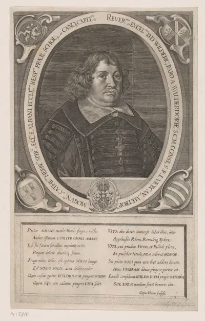 Portret van Wilderich von Walderdorff