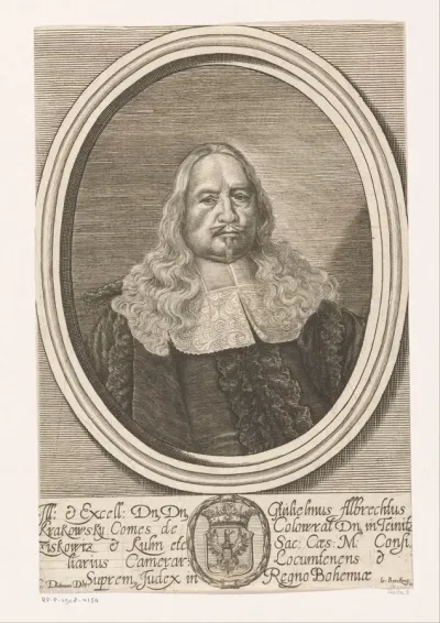 Portret van Wilhelm Albrecht, Reichsgraf von Kolowrat-Krakowsky