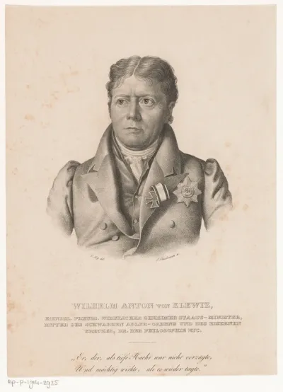 Portret van Wilhelm Anton Klewitz