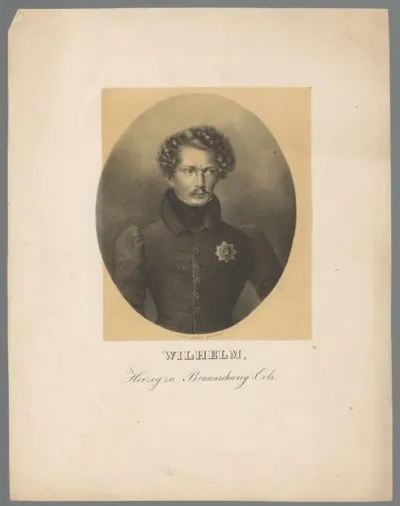 Portret van Wilhelm August von Braunschweig