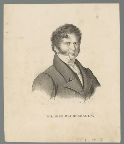 Portret van Wilhelm Blumenhagen