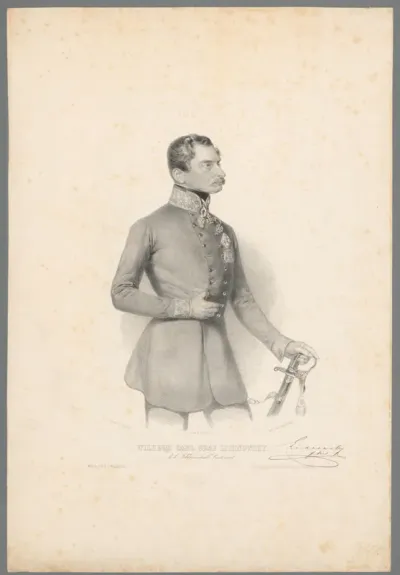 Portret van Wilhelm Carl Graf Lichnowsky