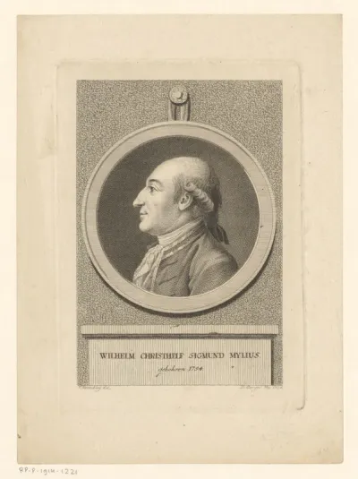 Portret van Wilhelm Christhelf Sigmund Mylius